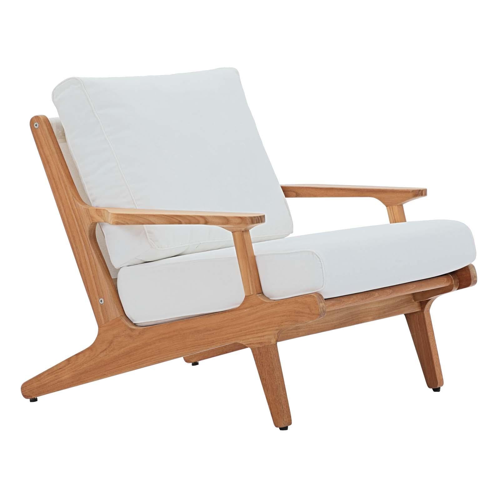 Modway Furniture Modern Saratoga Outdoor Patio Teak Armchair - EEI-2933