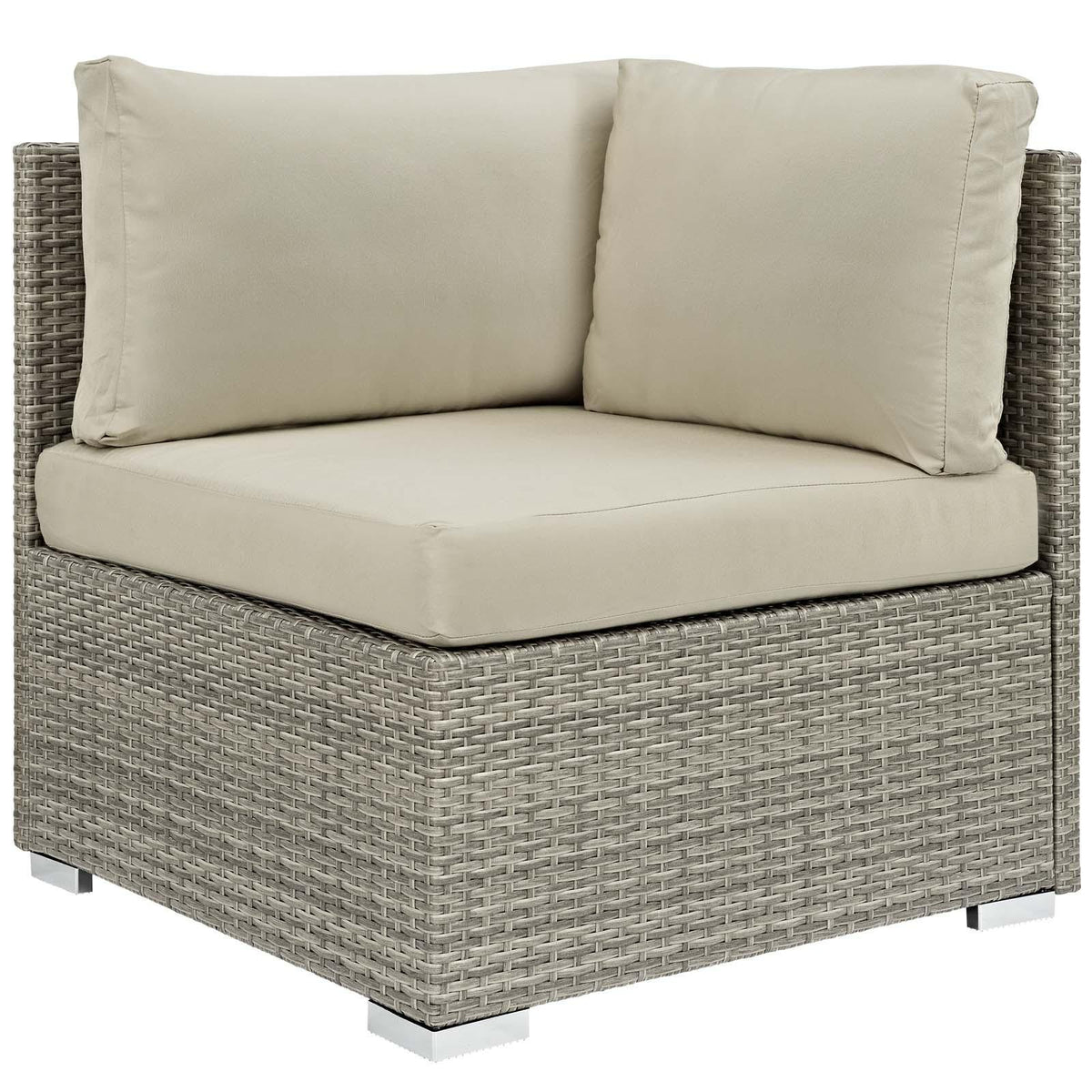 Modway Furniture Modern Repose Sunbrella® Fabric Outdoor Patio Corner - EEI-2957
