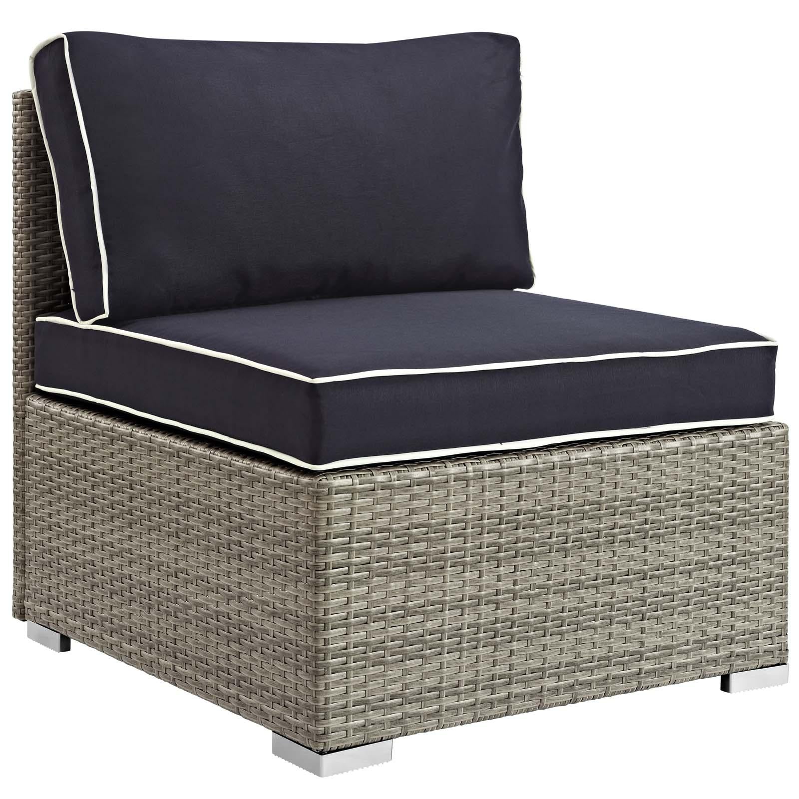 Modway Furniture Modern Repose Outdoor Patio Armless Chair - EEI-2958