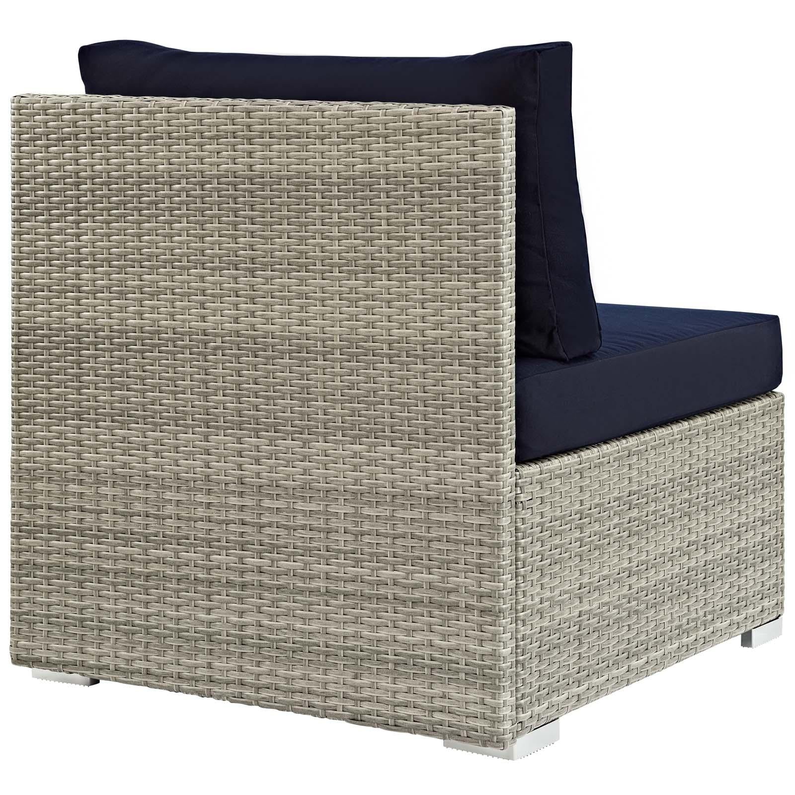 Modway Furniture Modern Repose Sunbrella® Fabric Outdoor Patio Armless Chair - EEI-2959