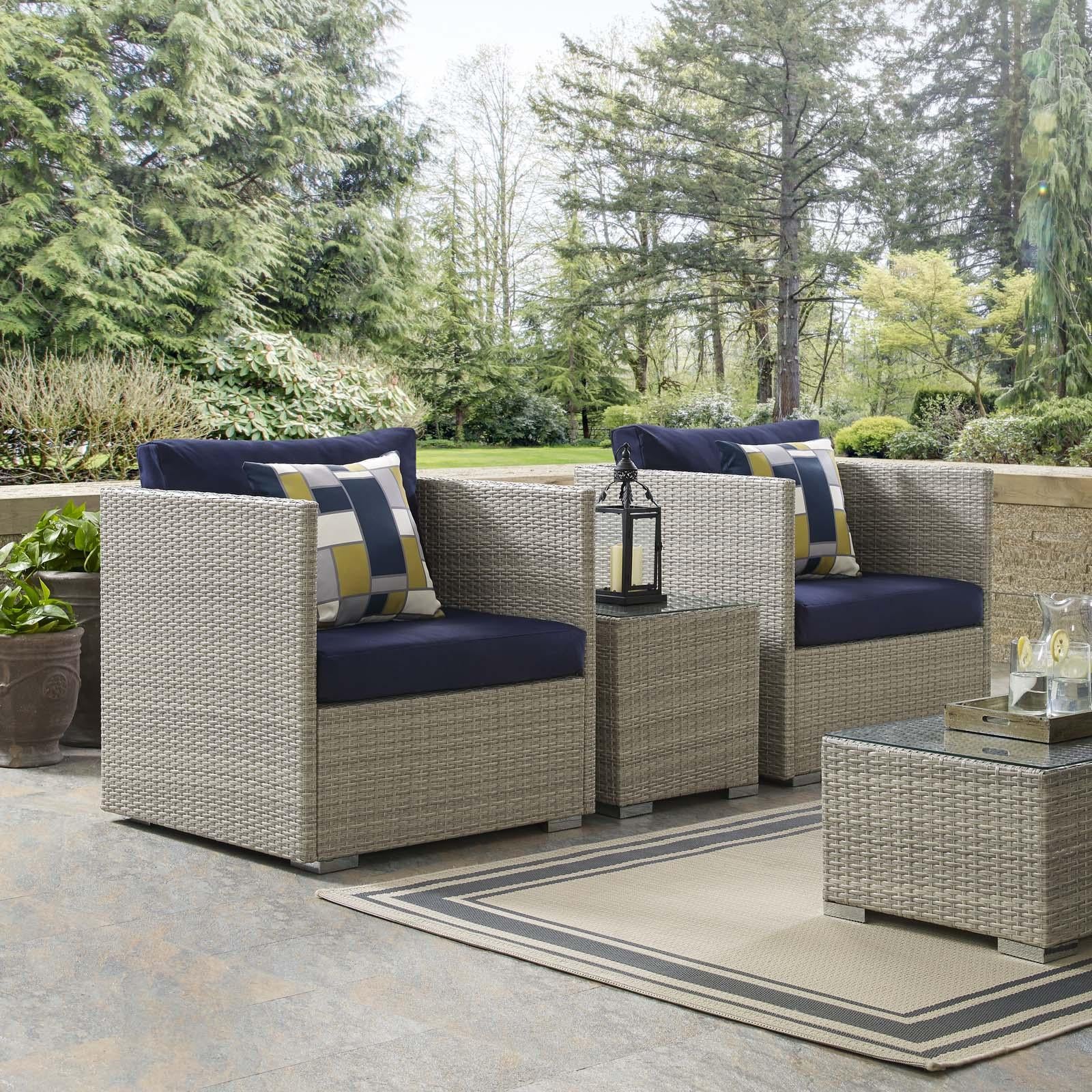 Modway Furniture Modern Repose Sunbrella® Fabric Outdoor Patio Armchair - EEI-2961