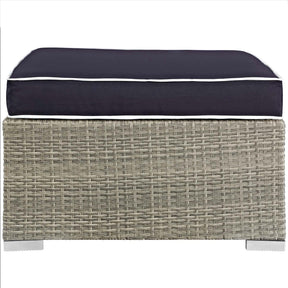 Modway Furniture Modern Repose Outdoor Patio Upholstered Fabric Ottoman - EEI-2962