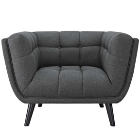 Modway Furniture Modern Bestow 2 Piece Upholstered Fabric Sofa and Armchair Set - EEI-2976