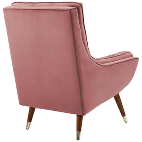 Modway Furniture Modern Suggest Button Tufted Performance Velvet Lounge Chair - EEI-3001
