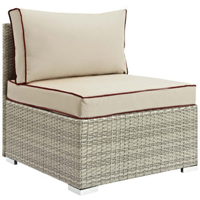 Modway Furniture Modern Repose 7 Piece Outdoor Patio Sectional Set - EEI-3004