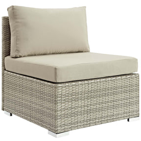 Modway Furniture Modern Repose 8 Piece Outdoor Patio Sunbrella® Sectional Set - EEI-3013
