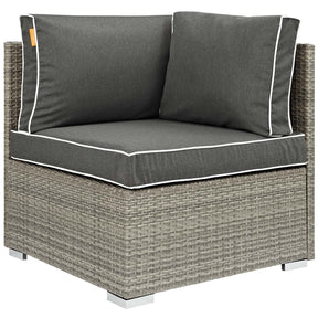 Modway Furniture Modern Repose 6 Piece Outdoor Patio Sectional Set - EEI-3016