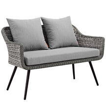 Modway Furniture Modern Endeavor Outdoor Patio Wicker Rattan Loveseat - EEI-3024
