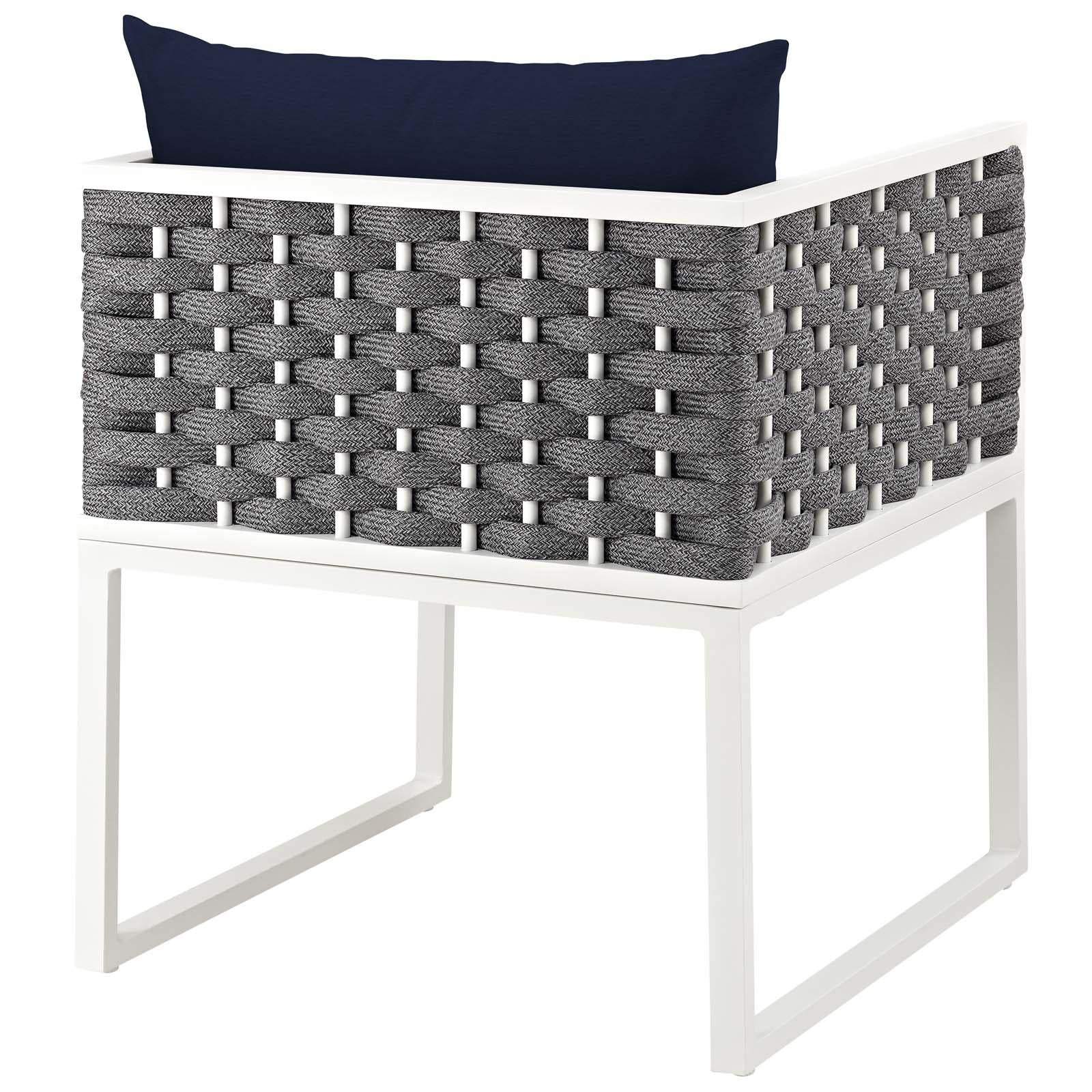 Modway Furniture Modern Stance Outdoor Patio Aluminum Dining Armchair - EEI-3053