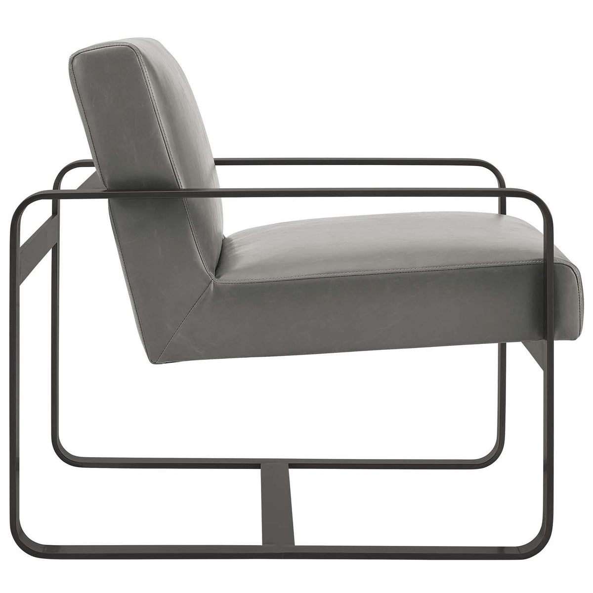 Modway Furniture Modern Astute Faux Leather Armchair - EEI-3072