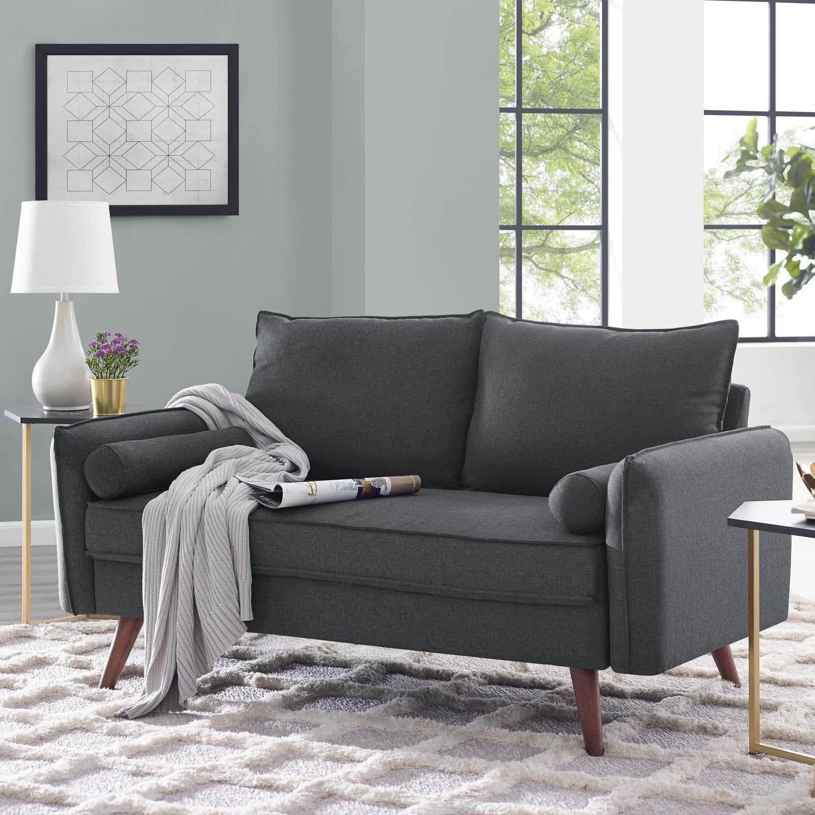 Modway Furniture Modern Revive Upholstered Fabric Loveseat - EEI-3091