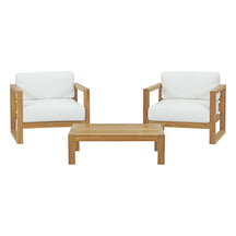 Modway Furniture Modern Upland 3 Piece Outdoor Patio Teak Set - EEI-3114