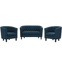 Modway Furniture Modern Prospect 3 Piece Upholstered Fabric Loveseat and Armchair Set - EEI-3149