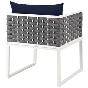 Modway Furniture Modern Stance 9 Piece Outdoor Patio Aluminum Dining Set - EEI-3186