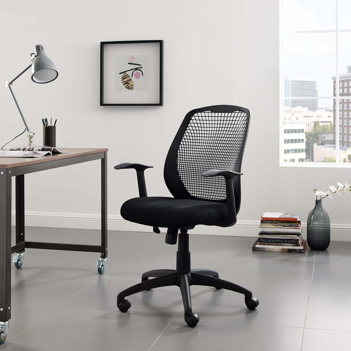 Modway Furniture Modern Intrepid Mesh Office Chair - EEI-3193