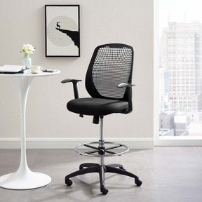 Modway Furniture Modern Intrepid Mesh Drafting Chair - EEI-3194