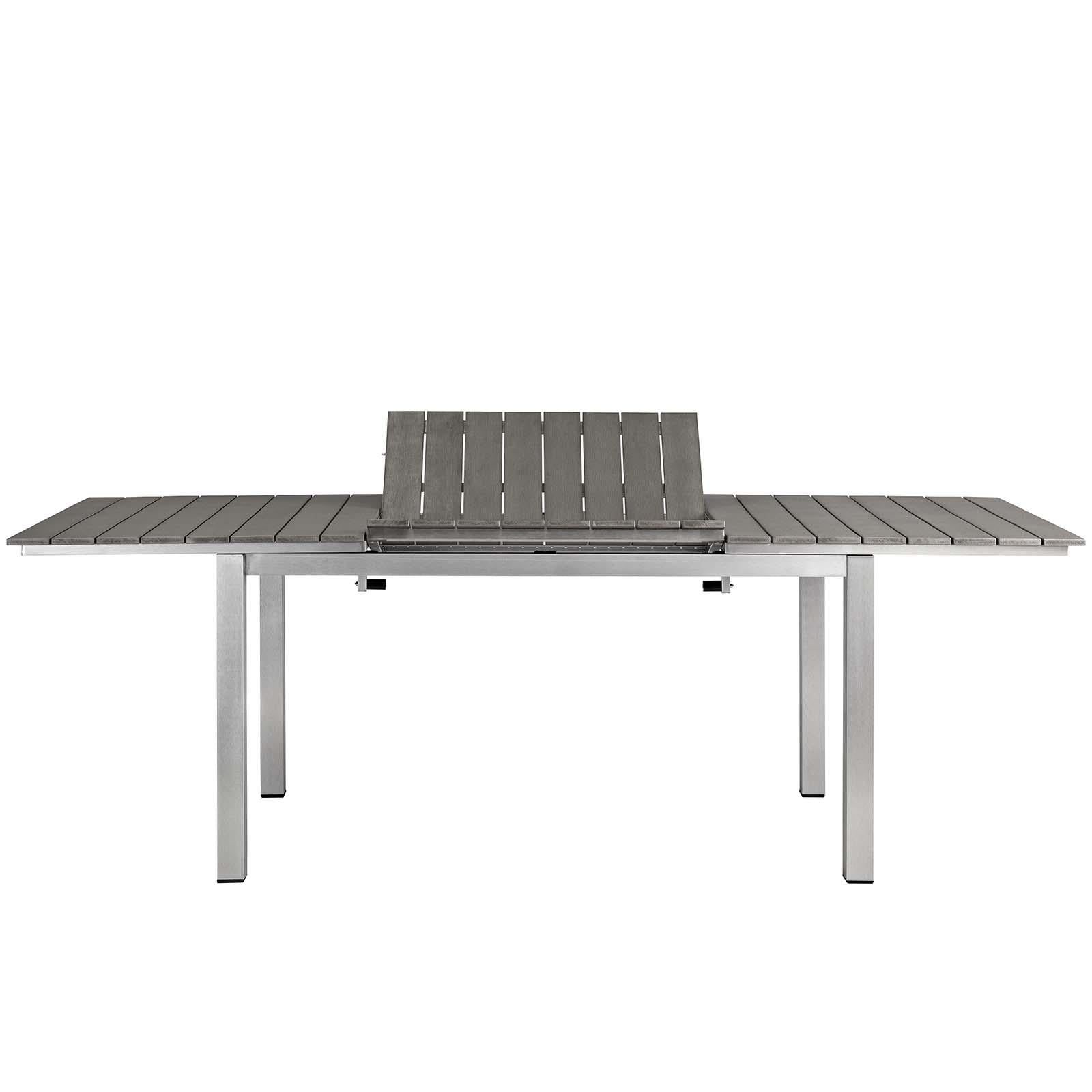 Modway Furniture Modern Shore 5 Piece Outdoor Patio Aluminum Dining Set - EEI-3197