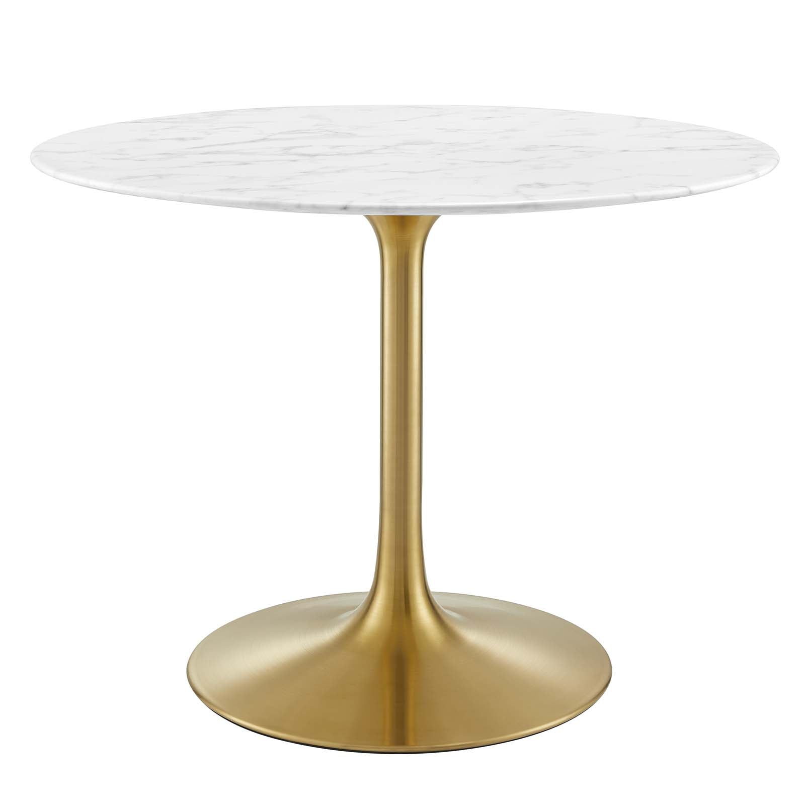 Modway Furniture Modern Lippa 40" Round Artificial Marble Dining Table - EEI-3231