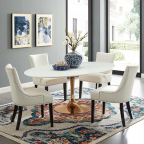 Modway Furniture Modern Lippa 78" Oval Wood Dining Table - EEI-3259