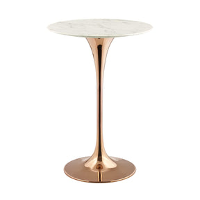 Modway Furniture Modern Lippa 28" Artificial Marble Bar Table - EEI-3267