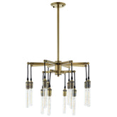 Modway Furniture Modern Resolve Antique Brass Ceiling Light Pendant Chandelier - EEI-3274