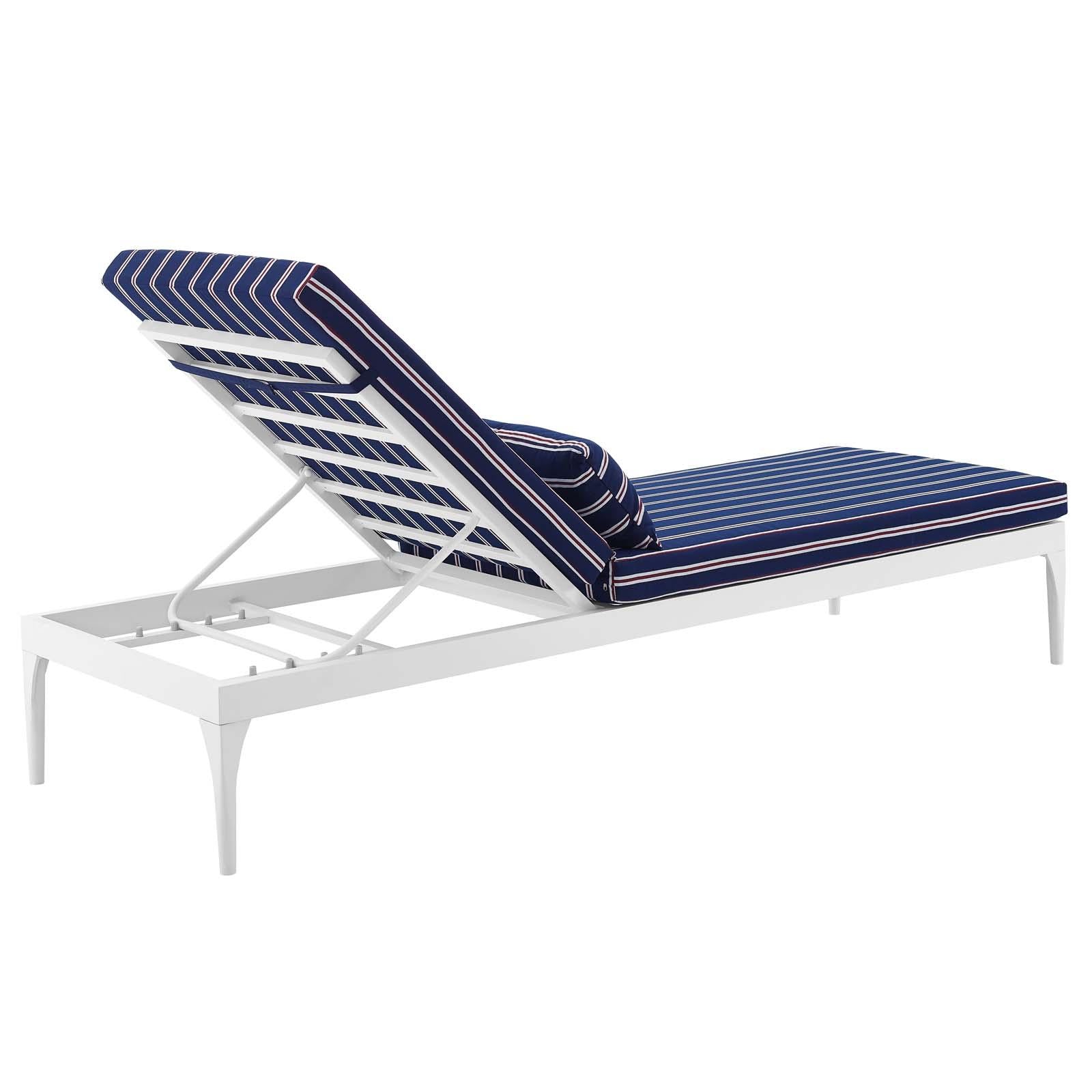 Modway Furniture Modern Perspective Cushion Outdoor Patio Chaise Lounge Chair - EEI-3301