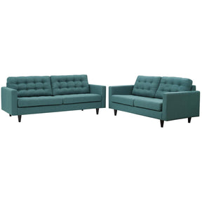Modway Furniture Modern Empress Sofa and Loveseat Set of 2 - EEI-3317