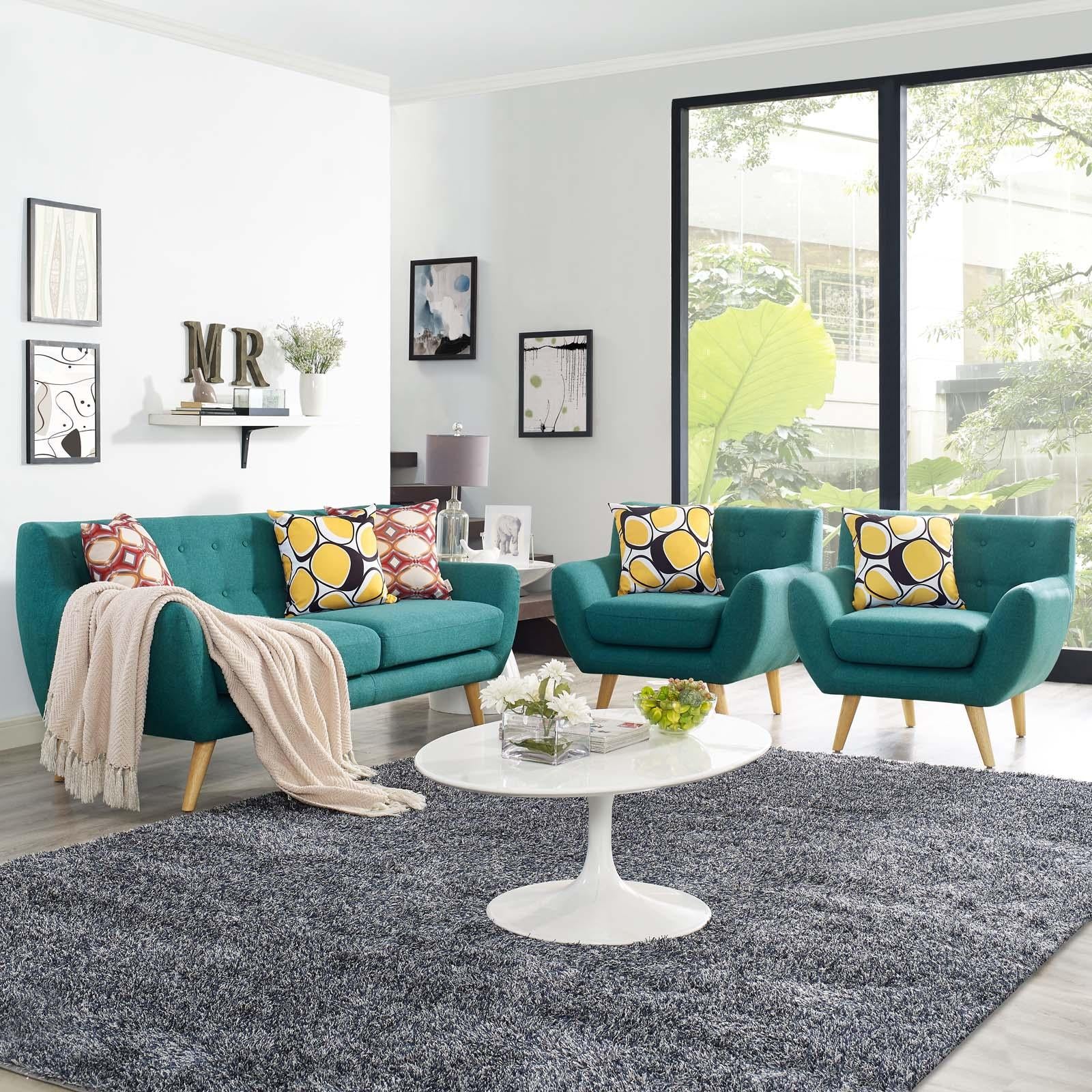 Modway Furniture Modern Remark 3 Piece Living Room Set - EEI-3322