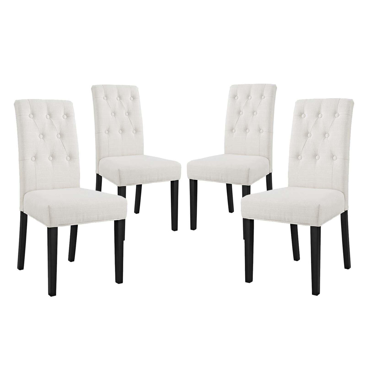 Modway Furniture Modern Confer Dining Side Chair Fabric Set of 4 - EEI-3326