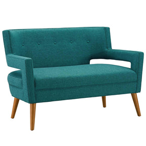 Modway Furniture Modern Sheer Upholstered Fabric Loveseat - EEI-3353
