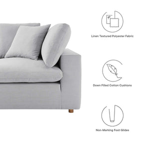 Modway Furniture Modern Commix Down Filled Overstuffed 2 Piece Sectional Sofa Set - EEI-3354