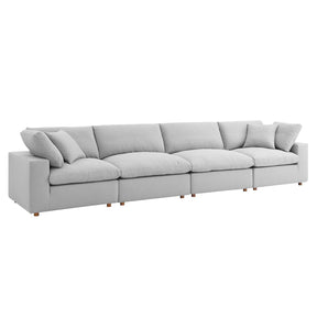 Modway Furniture Modern Commix Down Filled Overstuffed 4 Piece Sectional Sofa Set - EEI-3357