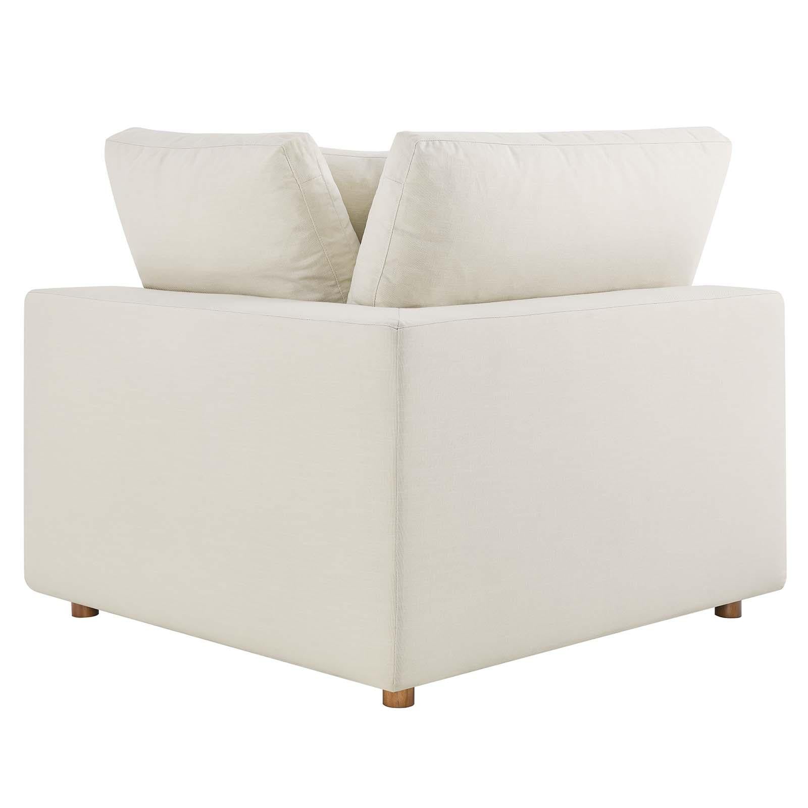 Modway Furniture Modern Commix Down Filled Overstuffed 5-Piece Armless Sectional Sofa - EEI-3360