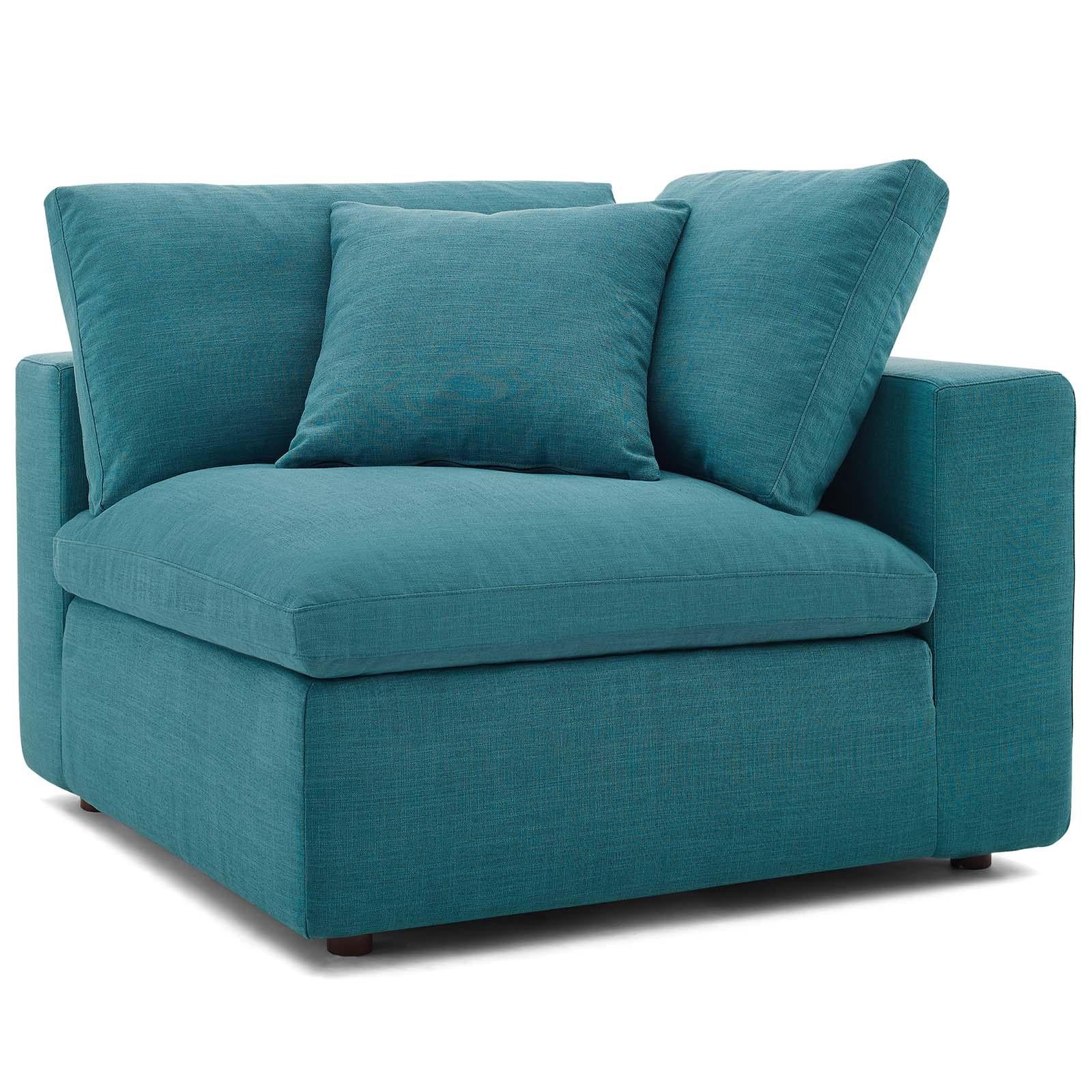 Modway Furniture Modern Commix Down Filled Overstuffed 6 Piece Sectional Sofa Set - EEI-3361