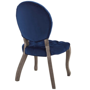 Modway Furniture Modern Exhibit French Vintage Dining Performance Velvet Side Chair - EEI-3365