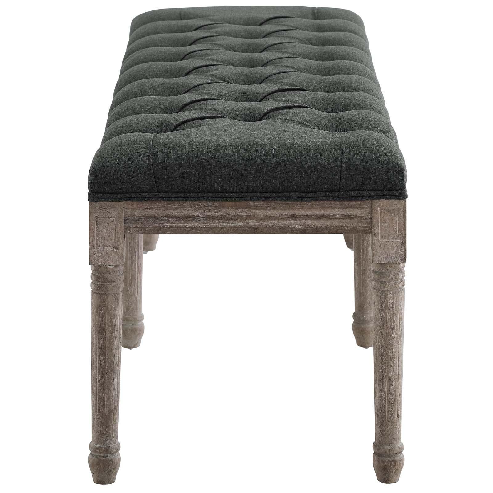 Modway Furniture Modern Province French Vintage Upholstered Fabric Bench - EEI-3368