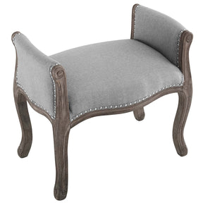 Modway Furniture Modern Avail Vintage French Upholstered Fabric Bench - EEI-3370