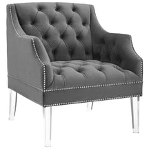 Modway Furniture Modern Proverbial Tufted Button Accent Performance Velvet Armchair - EEI-3413