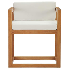 Modway Furniture Modern Newbury Accent Outdoor Patio Premium Grade A Teak Wood Armchair - EEI-3420