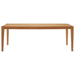 Modway Furniture Modern Northlake 85" Outdoor Patio Premium Grade A Teak Wood Dining Table - EEI-3430
