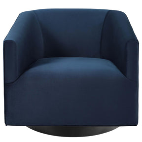 Modway Furniture Modern Twist Accent Lounge Performance Velvet Swivel Chair - EEI-3456