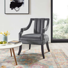 Modway Furniture Modern Harken Performance Velvet Accent Chair - EEI-3458