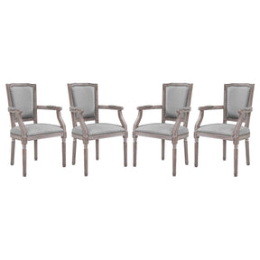 Modway Furniture Modern Penchant Dining Armchair Upholstered Fabric Set of 4 - EEI-3463