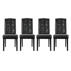 Modway Furniture Modern Perdure Dining Chairs Vinyl Set of 4 - EEI-3464