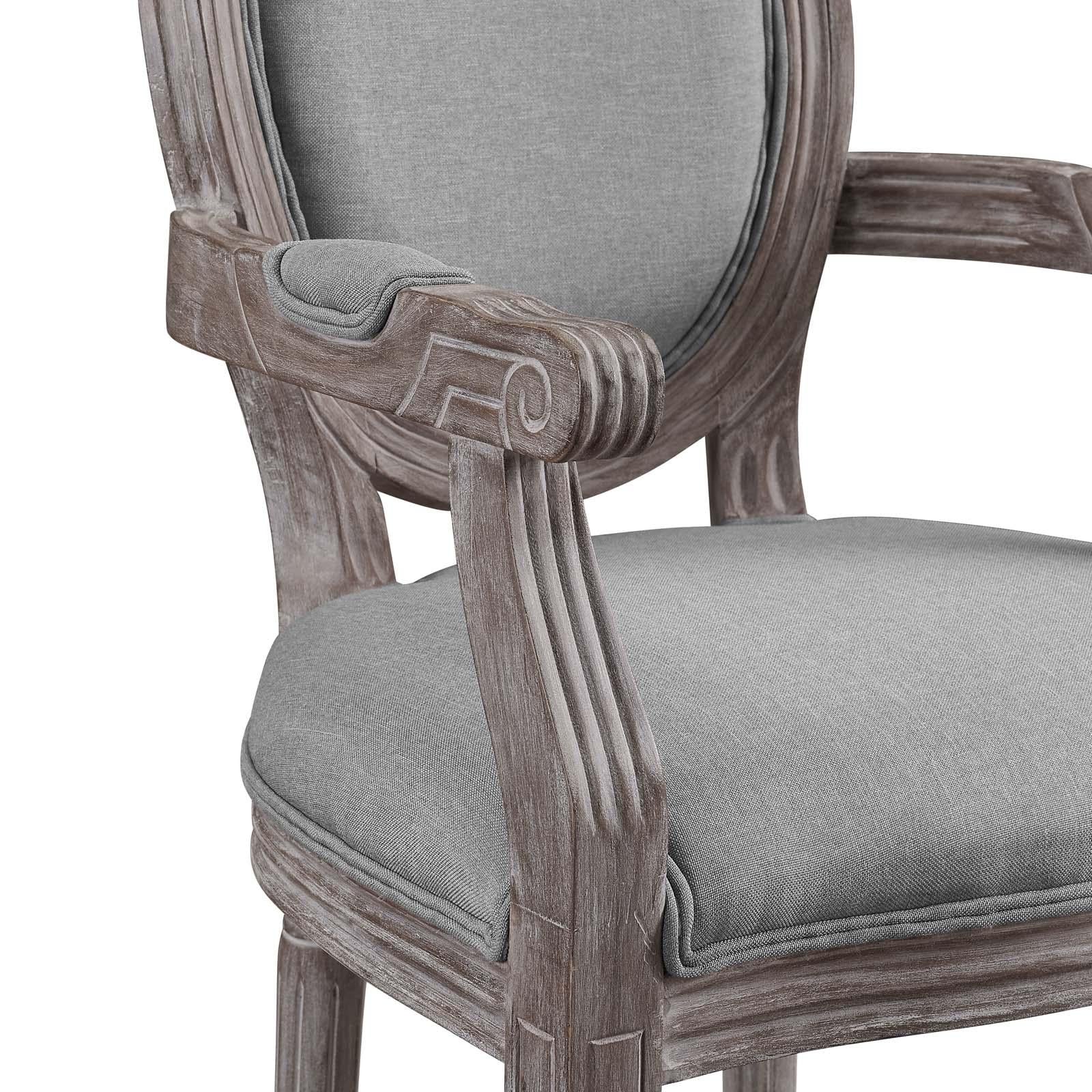 Modway Furniture Modern Emanate Dining Armchair Upholstered Fabric Set of 2 - EEI-3465