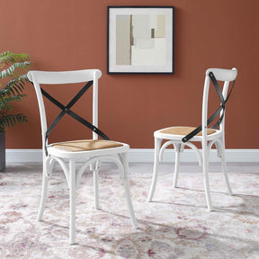 Modway Furniture Modern Gear Dining Side Chair Set of 2 - EEI-3481