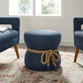 Modway Furniture Modern Beat Nautical Rope Upholstered Fabric Ottoman - EEI-3483