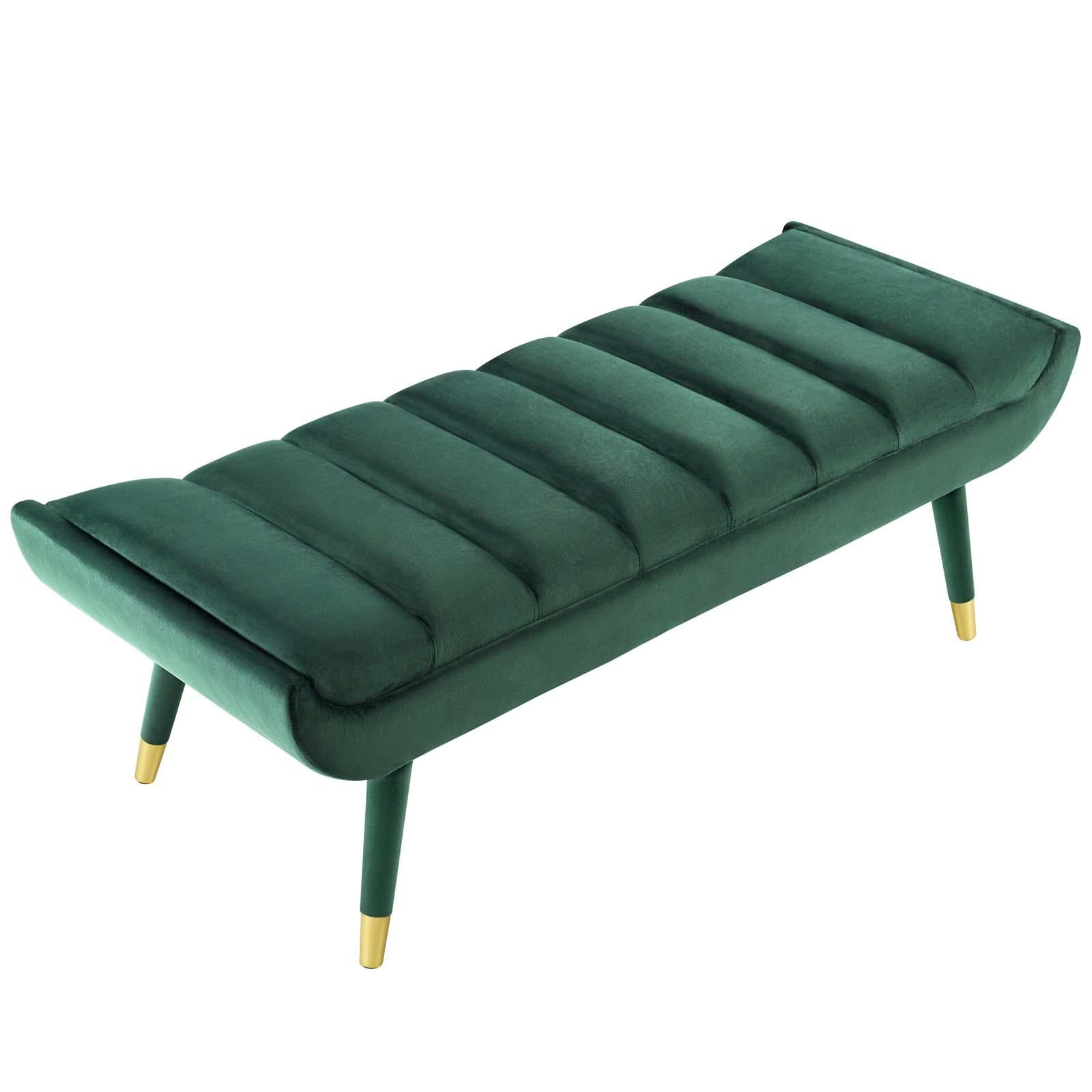Modway Furniture Modern Guess Channel Tufted Performance Velvet Accent Bench - EEI-3484