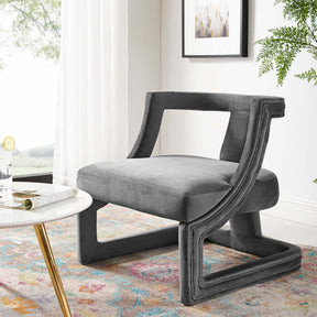 Modway Furniture Modern Requisite Accent Lounge Performance Velvet Armchair - EEI-3485
