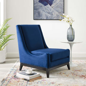 Modway Furniture Modern Confident Accent Upholstered Performance Velvet Lounge Chair - EEI-3488